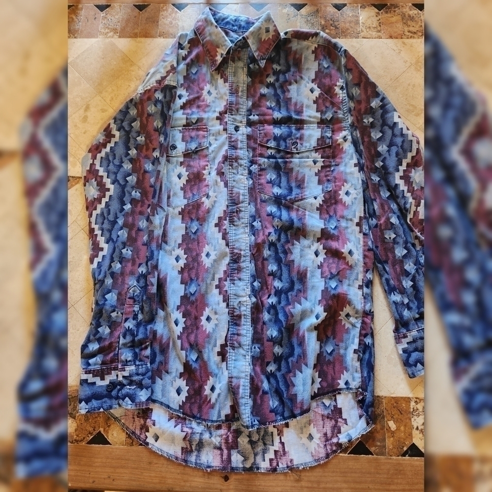 Wrangler Button Down Sz M